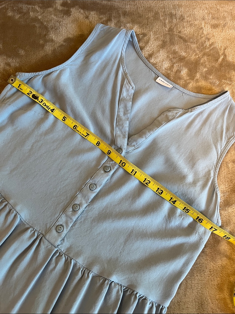Tiered Midi Dress in White - Picture 8 of 12